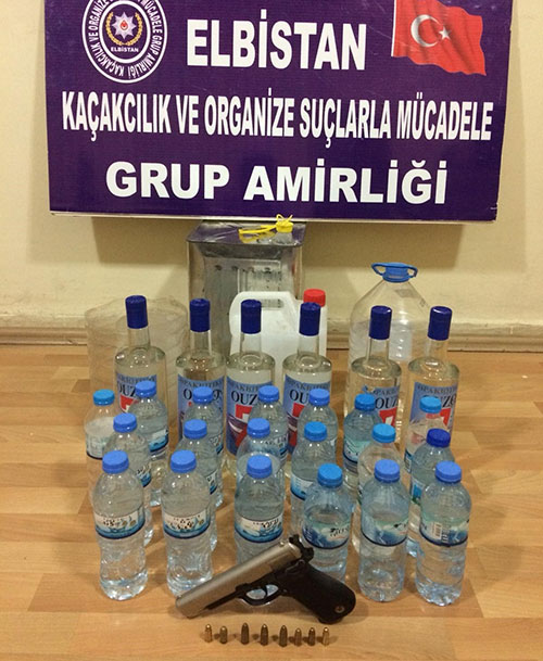 Elbistan Polisinden Kaçak İçki Operasyonu 3 elibistan 1