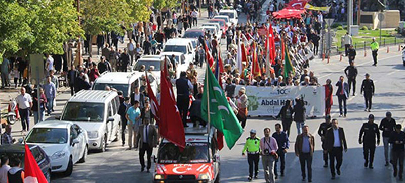 Kurtuluşun 100.Yılında Abdal Halil Ağa ve Sütçü İmam Anma Yürüyüşü Yapıldı