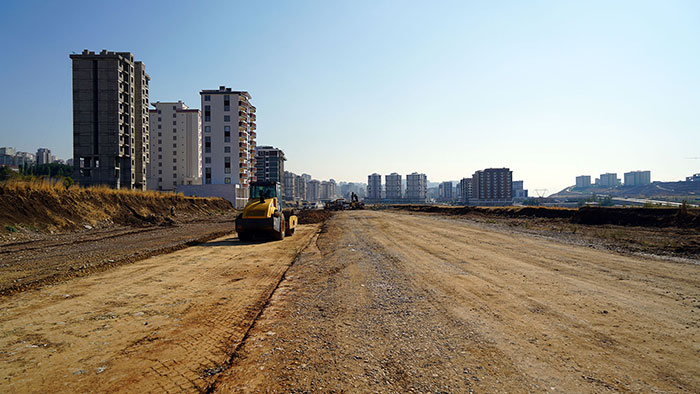 Yeni Bulvarda Çalışmalar Başladı