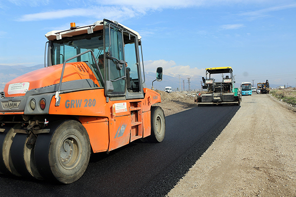 Büyükşehir Belediyesi yol yapım