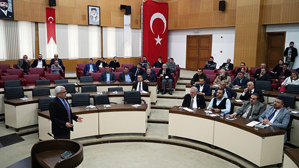 Büyükşehir Belediyesi meclis üyelerine
