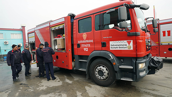 İtfaiyeden İki Ekip Elazığ Yolcusu