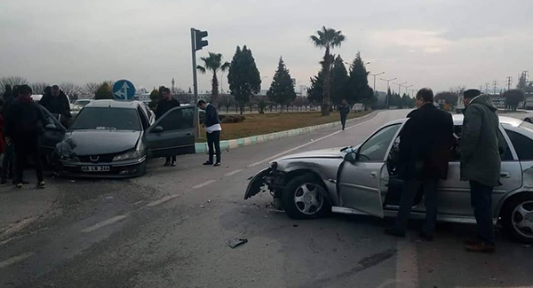 Kahramanmaraş Havaalanı Kavşağında Kaza