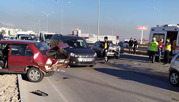 Kahramanmaraş'ta Zincirleme Kaza