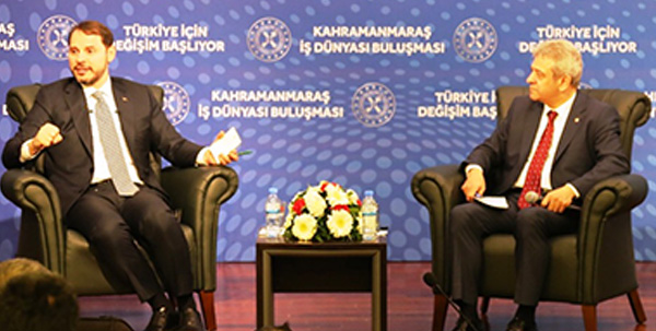 Kahramanmaraş Ticaret ve Sanayi Odası (KMTSO) Başkanı Serdar Zabun, iş