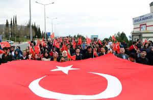 KSÜ Şehitleri Yâd Etmek ve TSK’ya DestekOlmak İçin Yürüdü