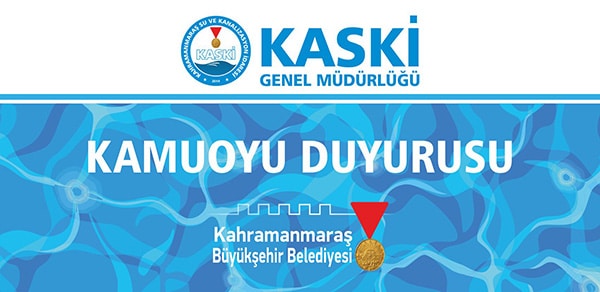 KASKİ'den Kamuoyu Duyurusu