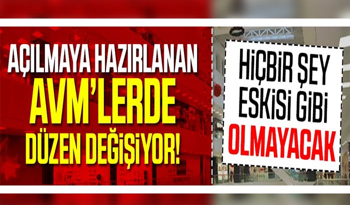 Açılmaya Hazırlanan AVM'lerde Düzen Değişecek