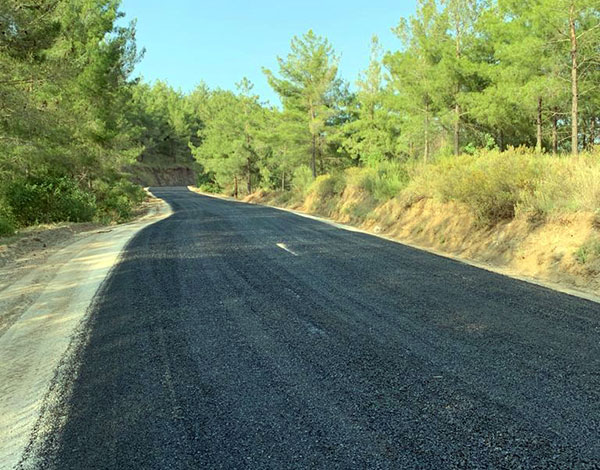 Andırın-Düziçi Yolu Asfaltlanıyor