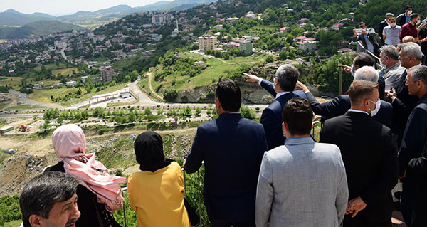 Başkan Güngör Andırın'da Yatırım Alanlarını İnceledi