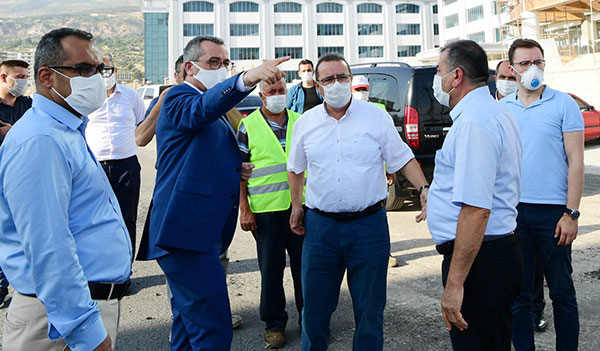 Başkan Güngör, Altın Şehir’de İncelemelerde Bulundu