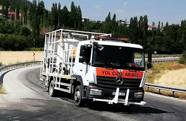 Göksun’da Yol Çizgileri Yenileniyor