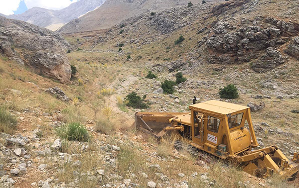 KMBB Karadede Yayla Yolunu İyileştiriyor