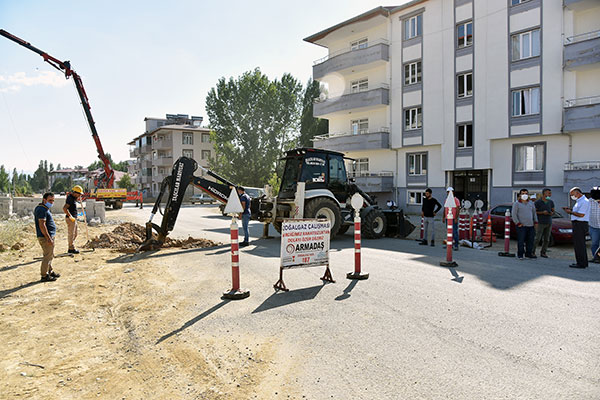 GÖKSUN’DA DOĞALGAZ ÇALIŞMALARI YENİDEN BAŞLADI