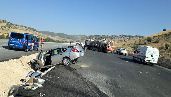 Kahramanmaraş’ta direksiyon hakimiyetini kaybeden