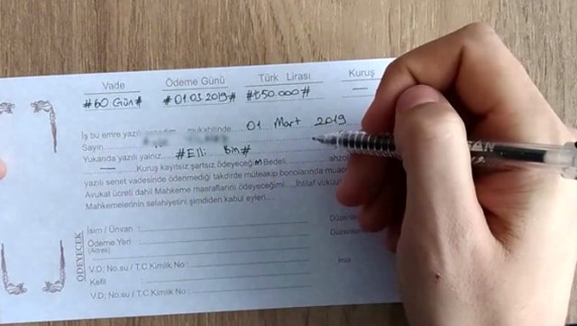 Yargıtay Hukuk Genel Kurulu, senet üzerindeki yazı ve rakam arasındaki