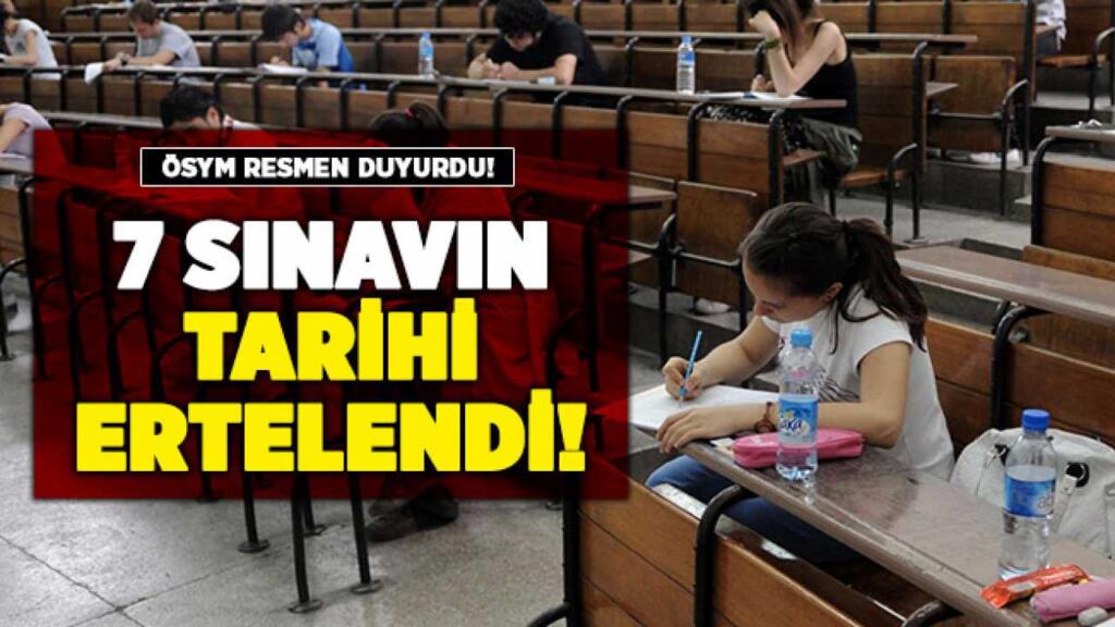 ÖSYM'den sınav kararı! Resmen duyuruldu