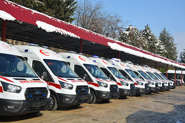 112 FİLOSUNDA 90 AMBULANS