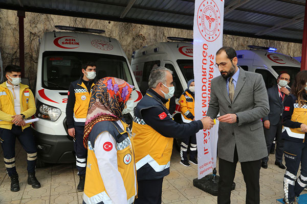 Kahramanmarasta 10 Yeni Ambulansin Devir Teslim Toreni Gerceklestirildi54