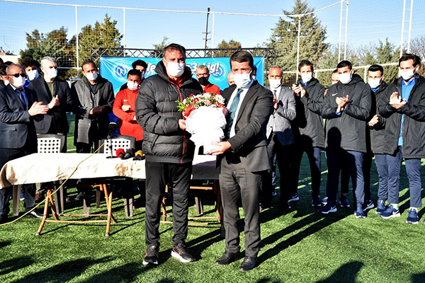 Baskan Okumus Turkoglu Belediye Spor 3. Ligde olmalidir1 1