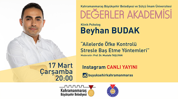 Kahramanmaraş Büyükşehir Belediyesi’nin düzenlediği Değerler Akademisi, 17 Mart Çarşamba günü