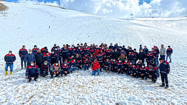 Kahramanmaraş Büyükşehir Belediyesi ekiplerine