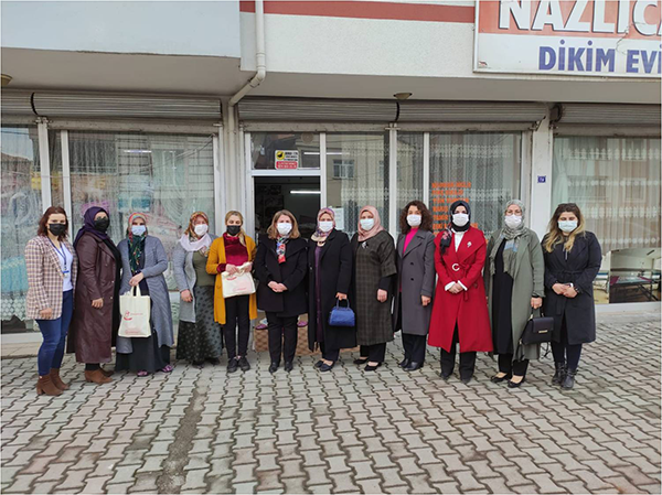 Kahramanmaraş Büyükşehir Belediyesi tarafından Onikişubat ve Elbistan ilçesindeki kadın kooperatifleri