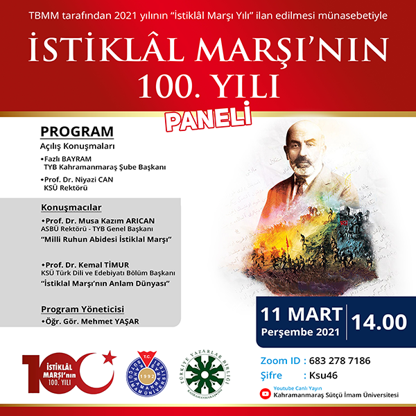 İSTİKLAL MARŞI’NIN 100. YILI PANELİ