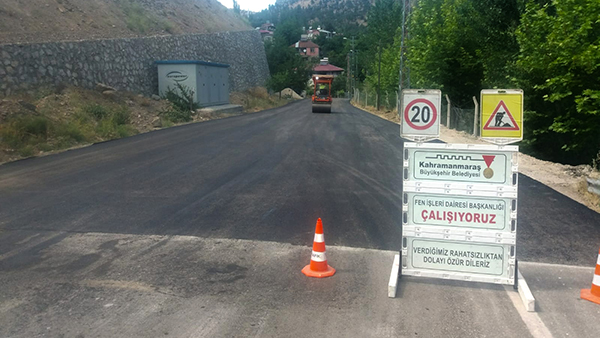 Kahramanmaraş Büyükşehir Belediyesi ekipleri,