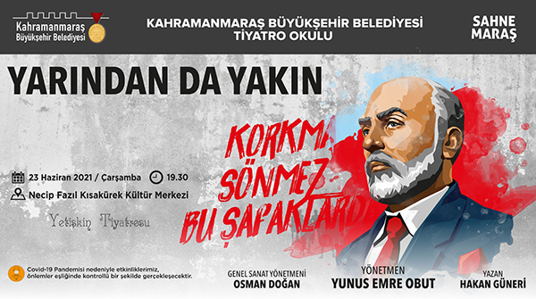 Büyükşehir Belediyesi Tiyatro Okulu öğrencilerinin hazırladığı “Yarından da Yakın” adlı