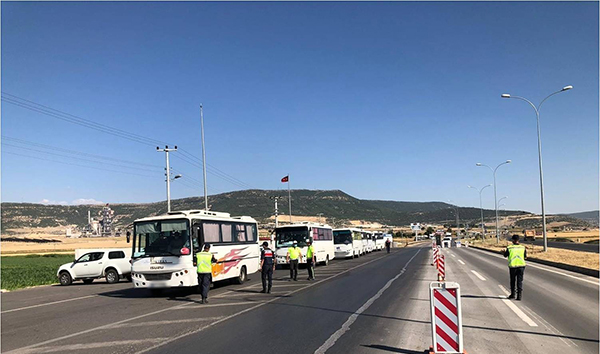 Kahramanmaraş’ta jandarma ekipleri, kent