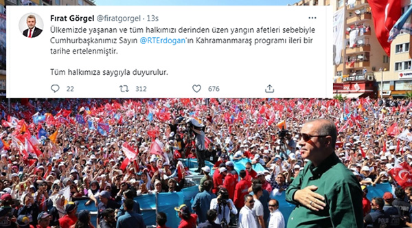 Cumhurbaşkanı Recep Tayyip Erdoğan’ın cumartesi günü gerçekleştirilecek olan Kahramanmaraş programı,