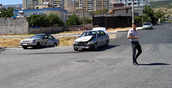 Kahramanmaraş’ın Dulkadiroğlu ilçesinde meydana