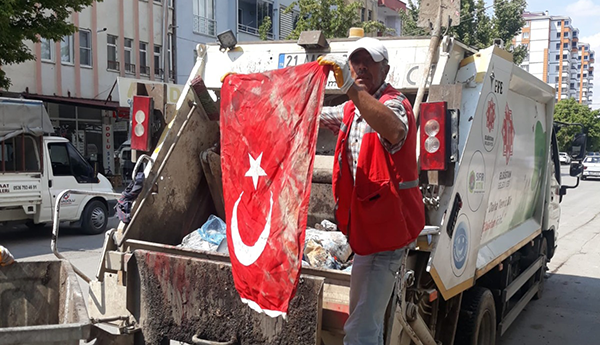 Kahramanmaraş’ın Elbistan ilçesinde temizlik