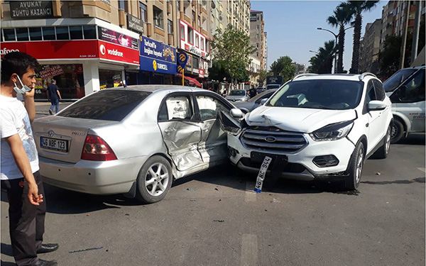 Kahramanmaraş’ta trafik kazası: 5 yaralı