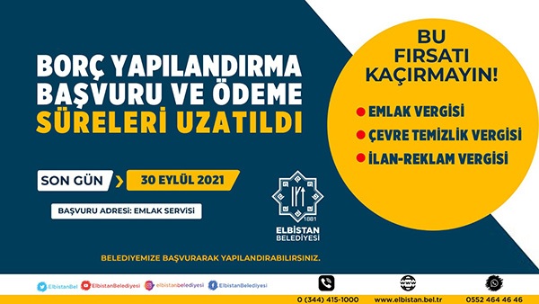 Elbistan Belediyesi bazı alacakların