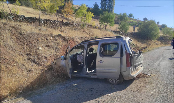 Kahramanmaraş’ın Ekinözü ilçesinde sürücüsünün