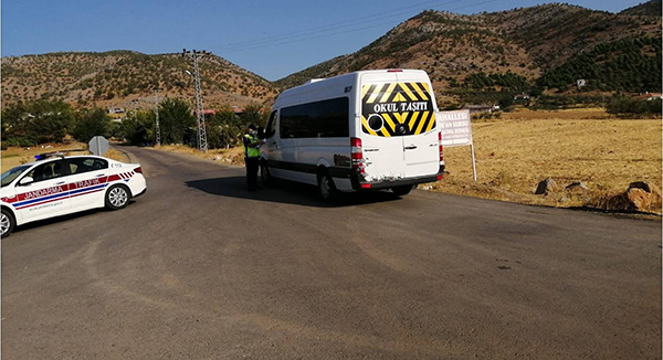 Kahramanmaraş’ta okul taşıtları denetlendi