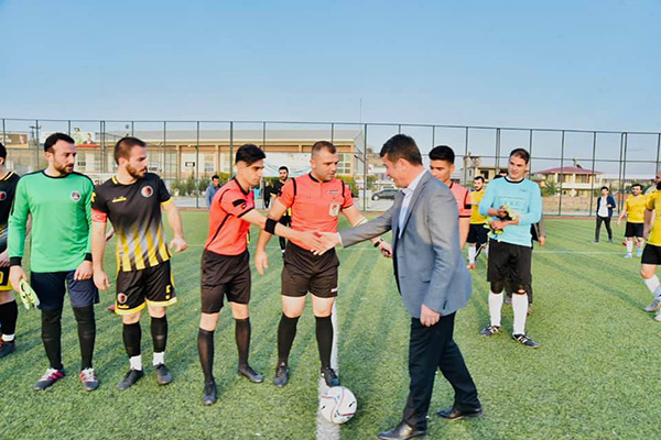 Başkan Okumuş;Türkoğlu İlçesi Sporcunun, Ve Sporun Yanında