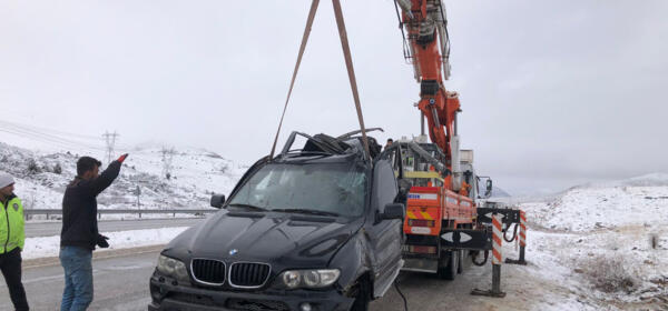 Kahramanmaraş’ta feci kaza 1 ölü 3 yaralı