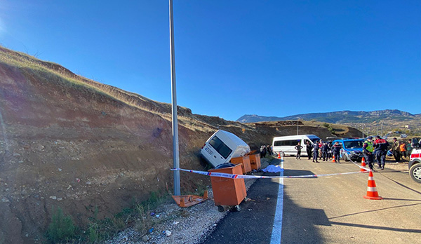 Kahramanmaraş’ta sürücü kontrolünü kaybettiği