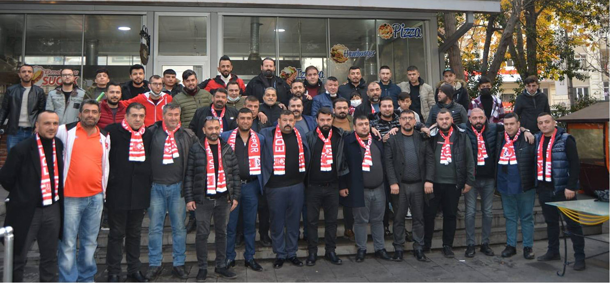 Kahramanmaraş Edeler Taraftarlar Derneği Yönetim Kurulu Başkanı Halil Yaman ve