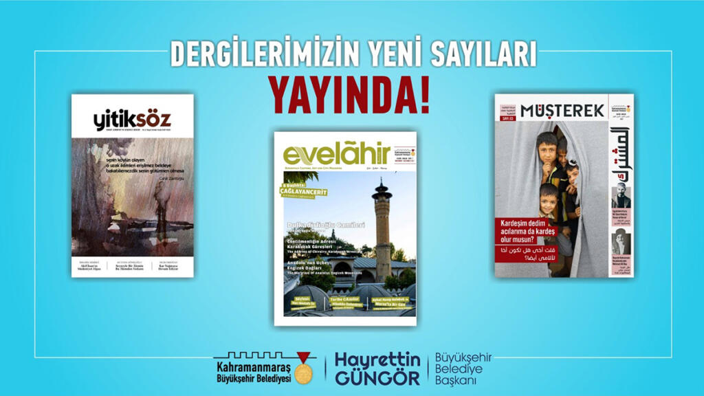 Büyükşehir belediyesinin Üç Dergisi Yeni Sayılarıyla Yayında!