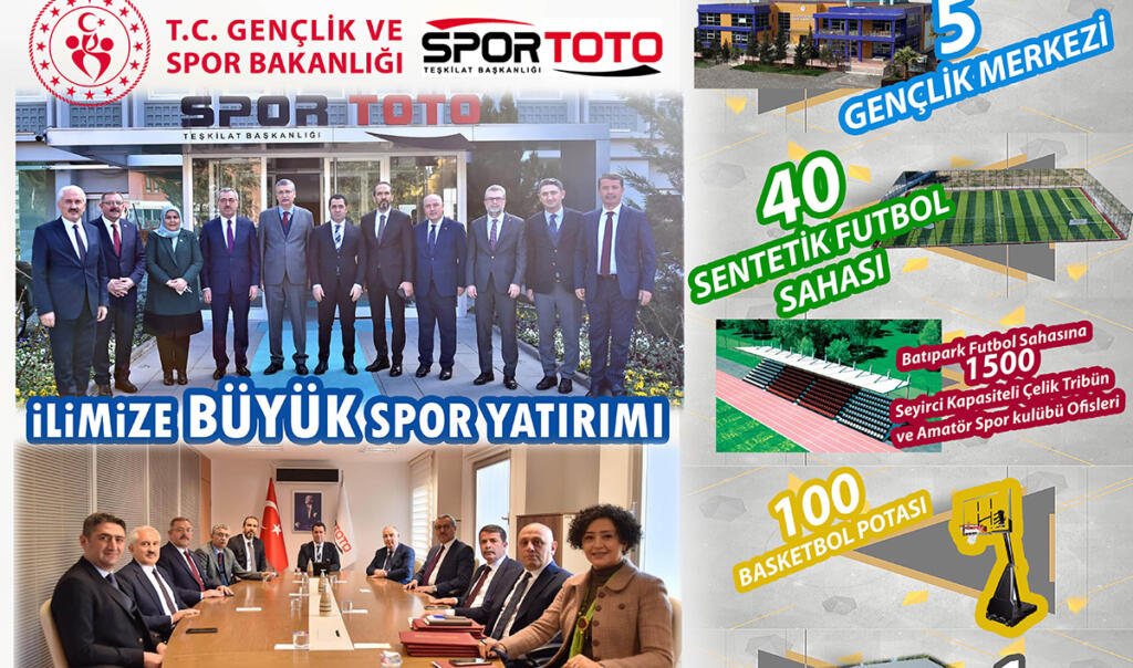 Kahramanmaraş'a Büyük Spor Yatırımı