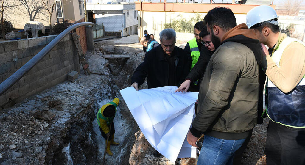 Pazarcık-Evri Mahallesi İçmesuyu Şebeke Yenileme Çalışmalarına Başladı