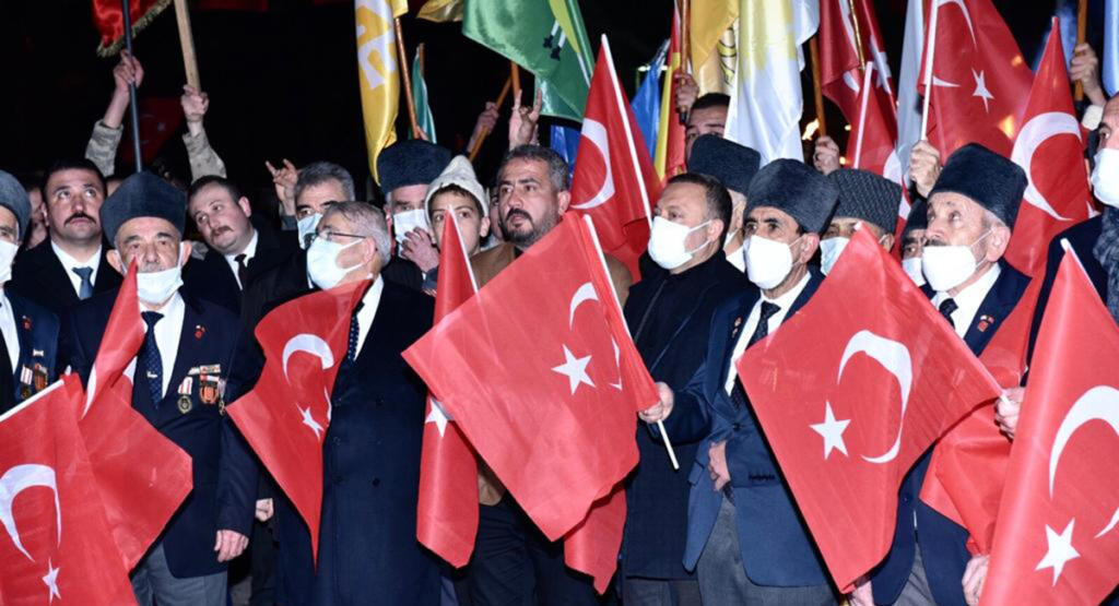 102. YIL DÖNÜMÜ KUTLAMALARI KORTEJ YÜRÜYÜŞÜYLE DEVAM ETTİ