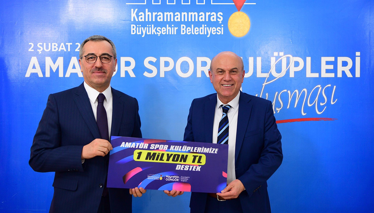 BÜYÜKŞEHİR’DEN AMATÖR SPOR KULÜPLERİNE 1 MİLYON TL DESTEK Amatör Spor Kulüpleri yöneticileri ile bir araya gelen Büyükşehir Belediye