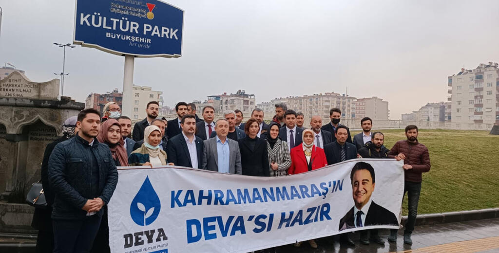 DEVA PARTİSİ ŞEHRİN SORUNLARINA BU KEZ DE KÜLTÜRPARK ÖNÜNDEN SESLENDİ