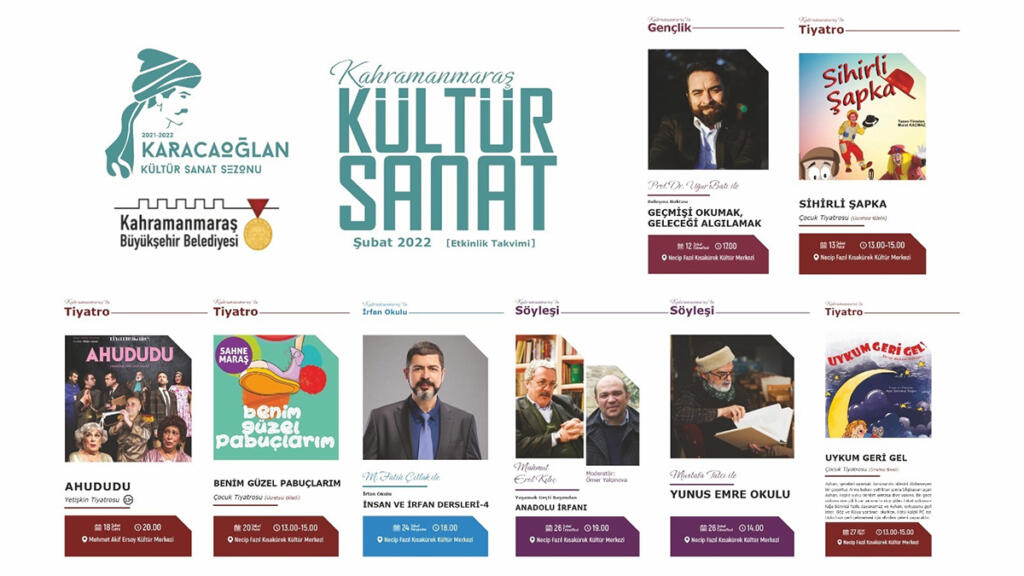 Şubat Ayı Kültür Sanat Etkinlikleri Başladı