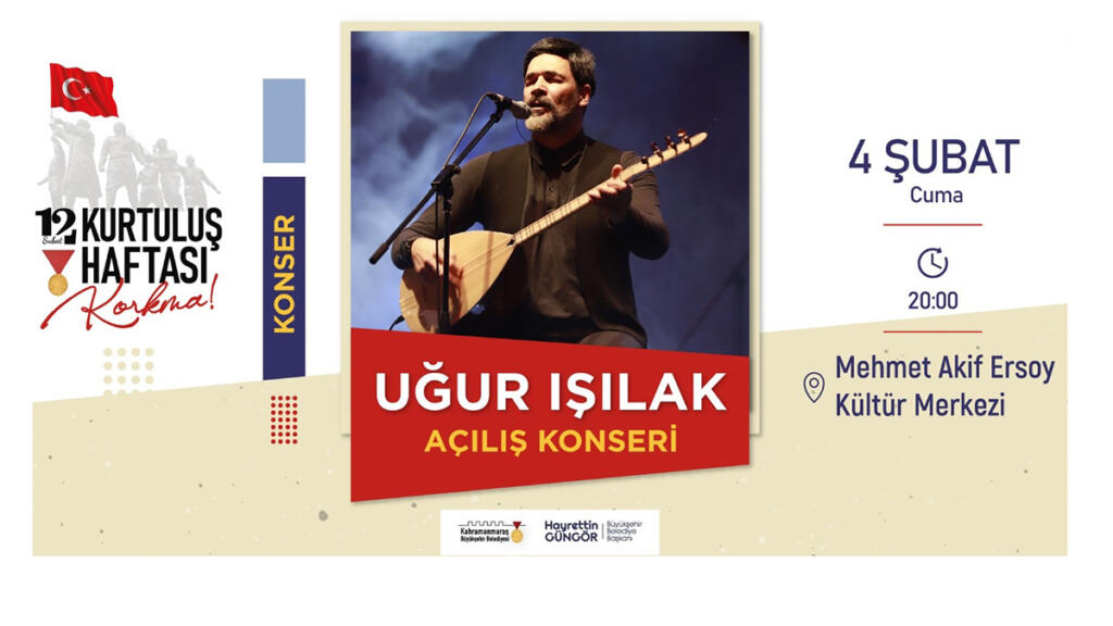 UĞUR IŞILAK KAHRAMANMARAŞLILARLA BULUŞUYOR